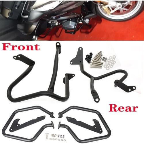 Motorcycle Highway Front&Rear Engine Guard Bumpers Crash Bar Stunt Cage Protector For BMW R1250RT R1250 RT R 1250 RT 2018-2022