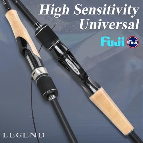 TSURINOYA Fishing Rod LEGEND 1.98m 2.07m 2.18m 2.44m Long Casting Fuji Guide L ML M Power Pike Sea Bass Spinning Casting Rod