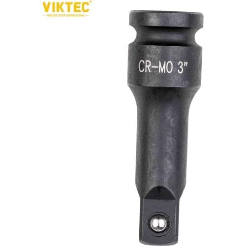 Viktec 1/2" Drive Heavy Duty Air Impact Socket Extension Bar 3" Impact Grade Socket Adapter 3” Sockets Extender