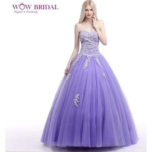 Wowbridal Graceful Quinceanera Dress 2021 Sweetheart Strapless Embroidery Sequin Beaded Organza Ruched Ball Gown Formal Dress