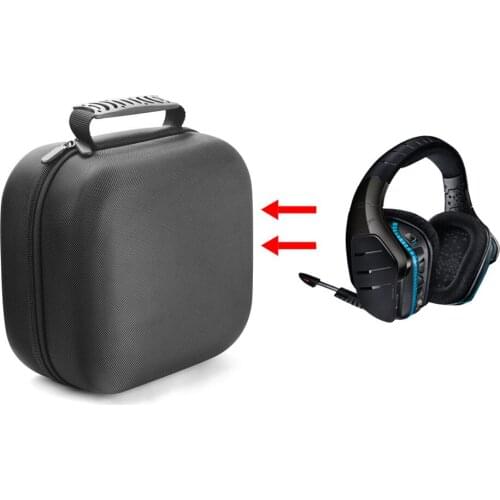 Protective Case for Logitech G933 7.1 Wireless Surround Sound Game Headphones Accessories Nylon Storage Bag Travel Case