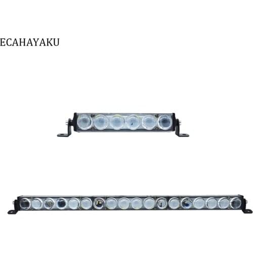 1 piece Ultra Slim 7 inch 30W 20 inch 90W Single Row Led Bar Light 12V 6000K Led Bar Light for off-road SUV Trucks Trailer Train
