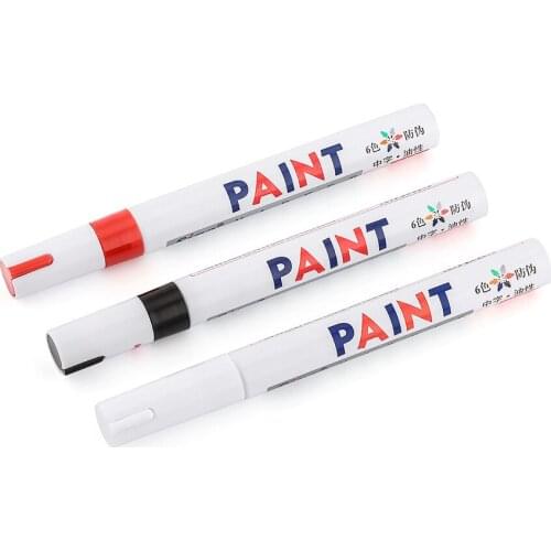 1 Piece Car paint Tyre Tire Tread Rubber Pen Waterproof Rubber Permanent Paint Marker Pen Environmental Tire Paint Car-styling