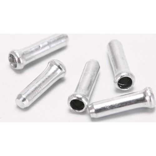 100pcs/lot New Bike Bicycle Brake Shifter Inner Cable End Caps Tips Wire End Cap Fits for Brake Shift Derailleur Inner Cable