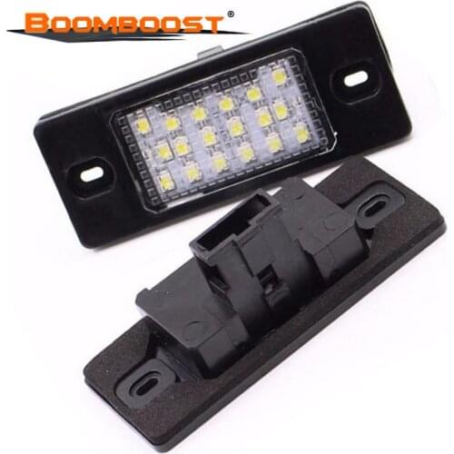 18 high power SMD LED License Number Plate Light lamp For Porsche Cayenne 955/957 for VW Touareg Passat 2 pieces