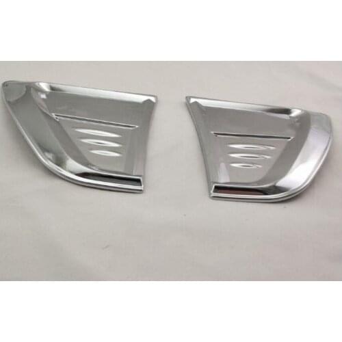 2PCS Chrome plated ABS Car Accessories Head Lights Cover Trim For Toyota Hilux Revo 2016-2019 SIDE LAMP RIM COVER