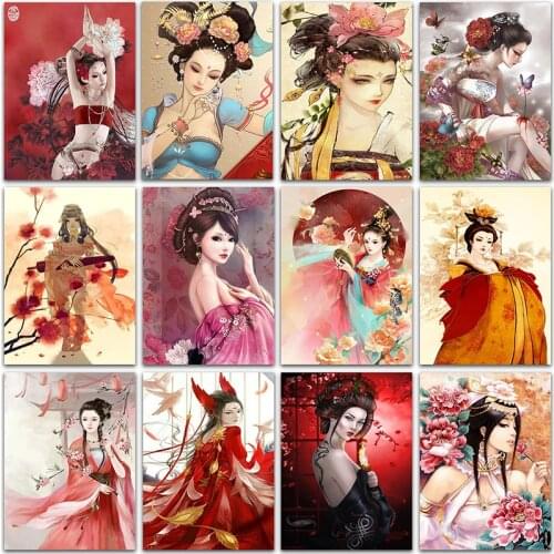 5D DIY Diamond Painting Cartoon Sexy beauty Ladies Girl Full Square&Round Diamond mosaic paint Diamond embroidery Cross stitch