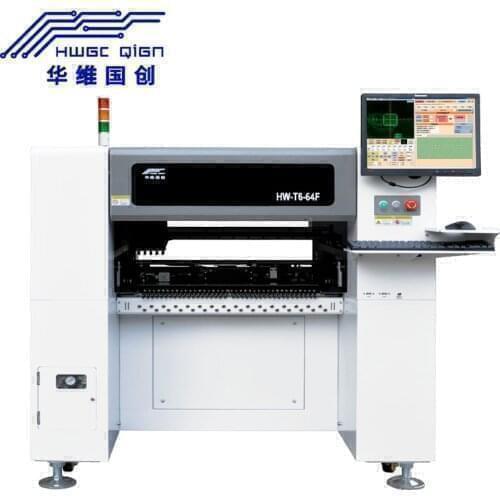 Automatic 6 Heads Pick and Place Machine With Servo Motor+64 Feeders For PCBA Chip Mount Assembly