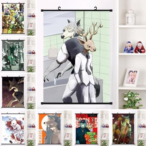 BEASTARS Picture HD Print Anime Cartoon Character Canvas Painting Wall Artwork Plastic Hanging Scrolls Poster Decor Home Bedroom