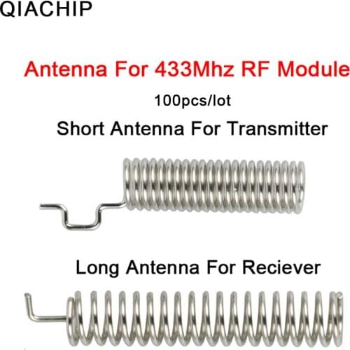 QIACHIP 100pcs/lot 433.92Mhz Wireless Remote Controls Antenna For 433mhz universal RF Receiver and transmitter Module