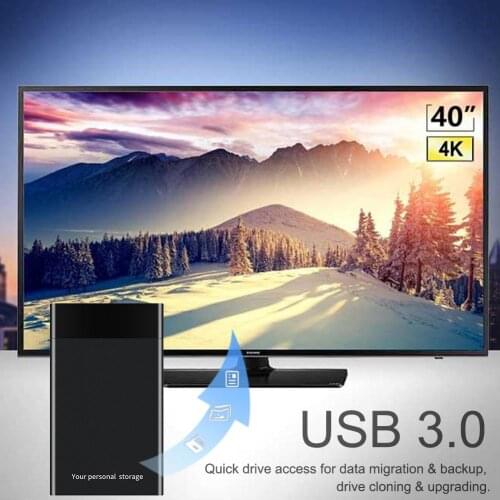 2.5 /3.5 Inch HDD Disk Case 3.5 HDD Enclosure Case SATA To USB3.0 External Hard Drive Enclosure Reader Support UASP 10TB Drives