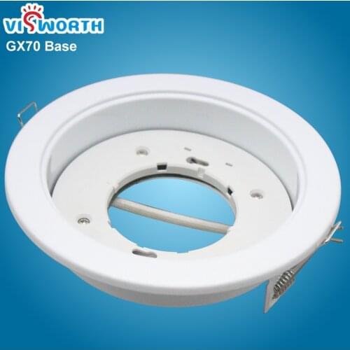 GX70 Holder White Iron Body Gx70 Base With Wire Light Holder Easy Installation For Livingroom Light