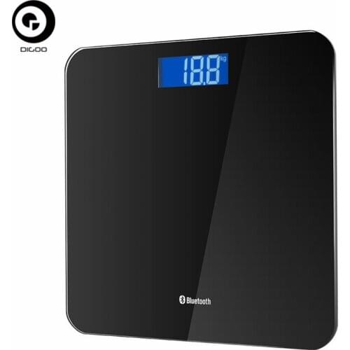 Digoo DG-B8025 LCD Bluethooth Weight Scale Human Body Weight Measurement APP Record Tracking Scale 280x280x25mm