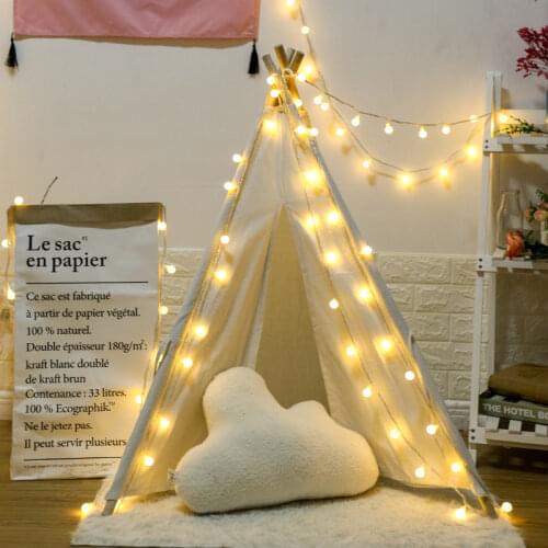 LED Round Garland String Light Christmas Fairy Light String Outdoor Wedding Christmas Party Home Decoration Ball Light String