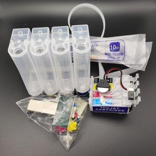 Einkshop 1x set T502XL t502 502XL CISS with ARC Chip Kompatibel for epson XP-5100 xp-5105 WF-2860 WF- 2865 drucker