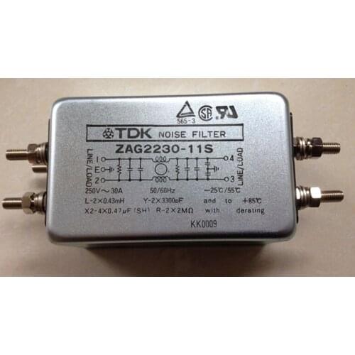 ZAG2230-11S Japan TDK original ZAG2230-11S 30A EMI power filter. Noise filter