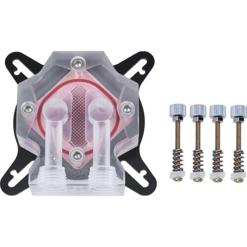 Red Copper Board Graphic Card GPU Water Block PC Computer Water Cooling Accessories