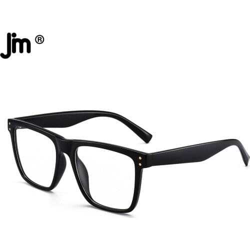 Vintage Square Blue Light Glasses Men Women Retro Computer Anti Blue Ray Fake Clear Glasses