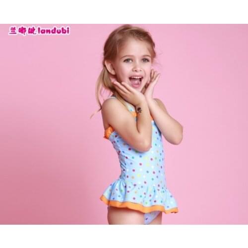 Girl Swimming Siamese Skirt Swimwear Lovely High-end Comfort Kids Swimmer Childrens Swimsuit Hot Spring Bathing Suit Free