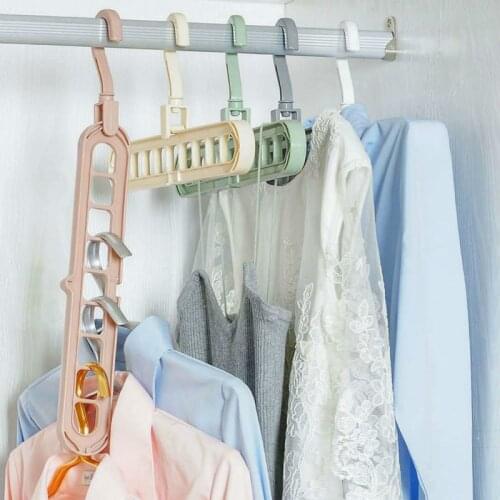 Multi-port Support Circle Clothes Hanger Clothes Drying Rack Multifunction Plastic Scarf Clothes Hangers Hangers Storage Racks