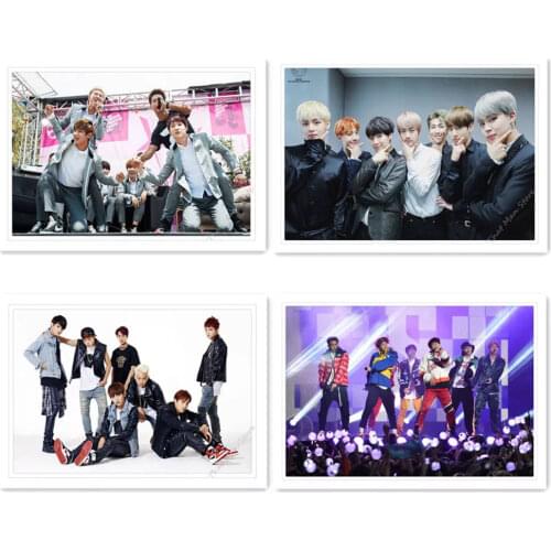 New 5D Diamond Painting Korean Grops K-Pop Embroidery Rhinestone Cross Stitch Gift Home Office Decor Kids Adult Factory Direct