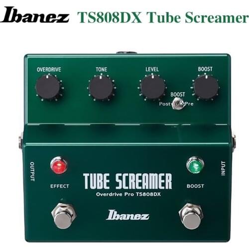 IBANEZ TS808DX TUBE SCREAMER NEW Distortion Booster/Overdrive Guitar Effects Pedal Stomp | Made in Japan