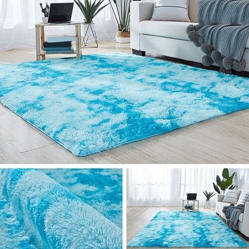 Plush Rug Fluffy Thick Carpets Soft Carpet For Living Room Bedroom Decor Area Long Rugs Anti-slip Floor Mat Gray Kids Room Mat