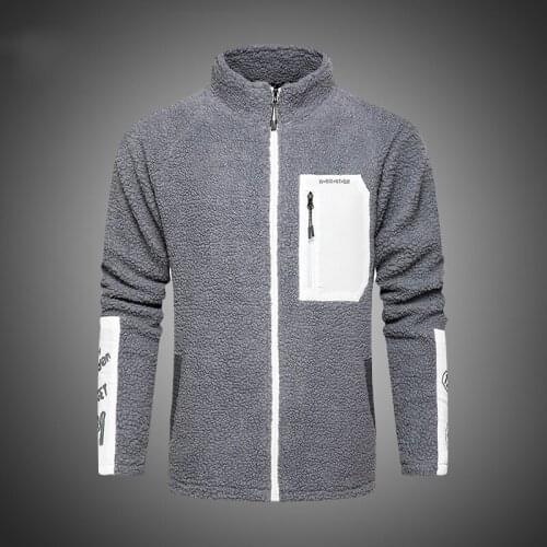 Winter Men Harajuku Hoodies Sweatshirts Oversized 2020 Men Women Streetwear Fleece Hoodie Male Hiphop Basic Zipper Hooded Jacket