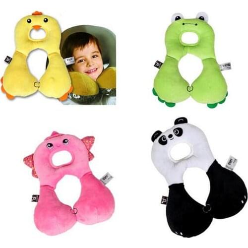 U-Shaped Car Seat Headrest Pillow Car Safety Seat Headrest Cushion Pad kids Head Support Cushion Neck Protector Baby Head Pillow