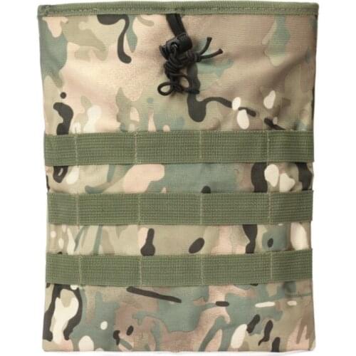 Outdoor Hunting Nylon Army Fan Molle Waist Tactical Camouflage Python Texture Accessory Storage Bag Kettle Recycling Bag