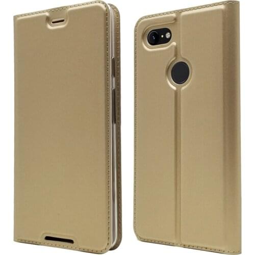 Ultra Slim Magnetic Case For Google Pixel 3 XL Flip Stand Cover with card slots Fundas Protective Shell
