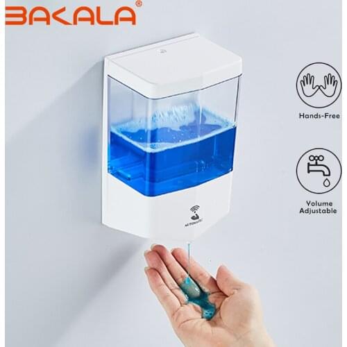 Bathroom Liquid Soap Dispenser Wall Mounted For Kitchen Plastic 600ml Shower Gel Detergent Shampoo Bottle Hotel Home Accessories