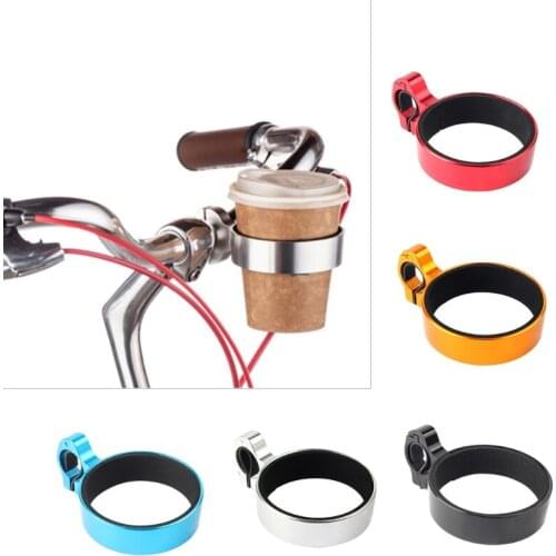 Bicycle Coffee Cup Holder Bike Aluminum Alloy Kettle Bracket Drink Bottle Cage Bike Handlebar Mount