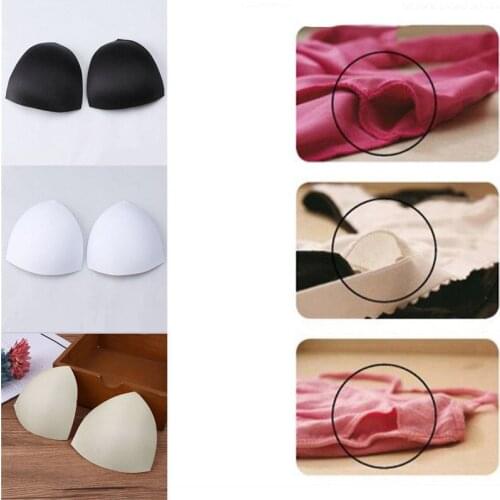High Quality Bra Insert Pads Breast Enhancer Padding for Bra Women Bikini Inserts Swimwear Invisible Sponge Bra Pads