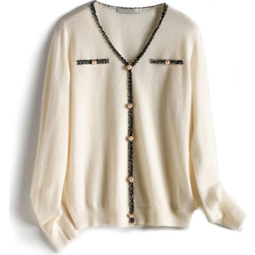 Women Spring Autumn Style Knitted Sweater Pullovers Lady Casual Solid Color V-Neck Pullovers Tops ZZ1123