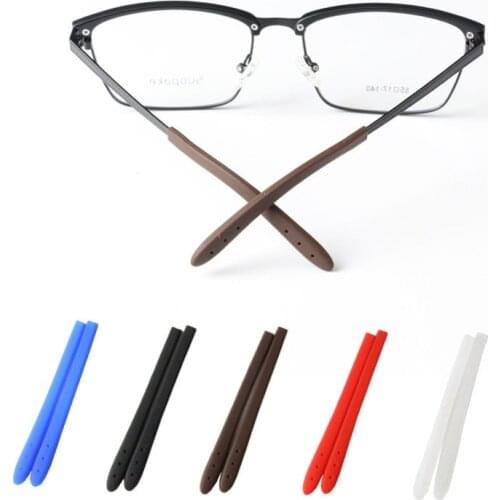 1 Pair Anti Slip Silicone Eyeglasses Holder Glasses Ear Hooks Tie Sunglasses Leg Temple Holder Protector Eyewear Accessories