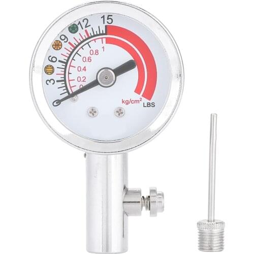 1Pcs Ball Air Pressure Gauge Mini Ulitity Air Pressure Gauge Barometer Tool American Valve for Basketball Football Volleybal