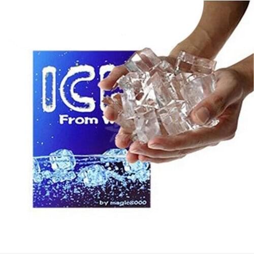 2017 NEW Magic Trick Water changes ice Frozen hands Close-up Water Close-ups Tricks Transparent Magic Ice