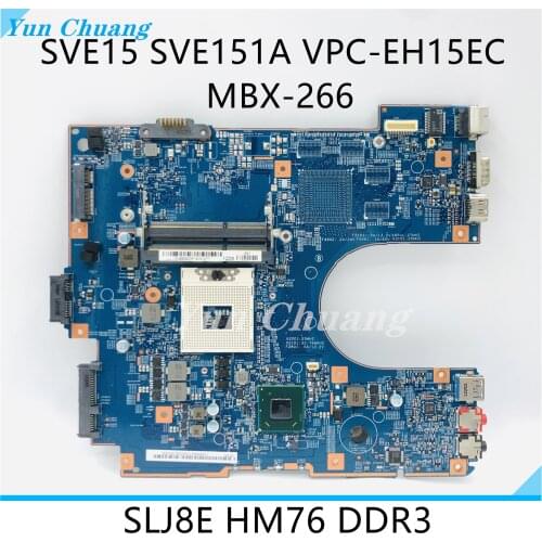 48.4RM02.021 MBX-266 A1885200A For VAIO SVE15 SVE151A VPC-EH15EC laptop mainboard motherboard GMA HD4000 DDR3 HM76 fully tested