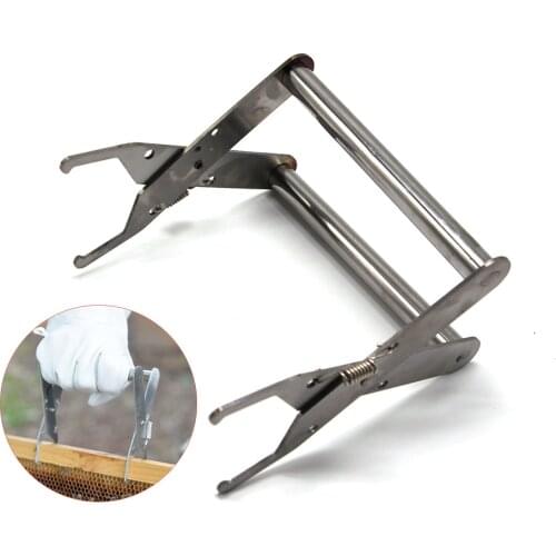 5PCS Beekeeping Bee Hive Honey Frame Holder Capture Grip Lifting Protect Lifter Bees Sting Plier Equipment Tools Wholesale
