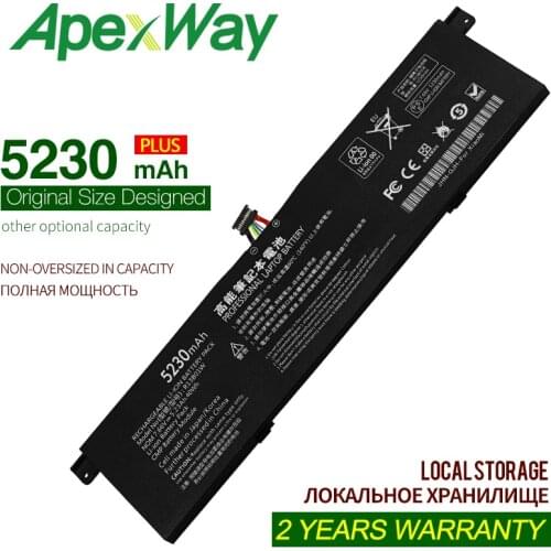 ApexWay 7.6V/7.66V 5230mAh/40Wh R13B02W R13B01W Laptop Battery For Xiaomi Mi Air 13.3" Series Tablet R13B02W R13B01W