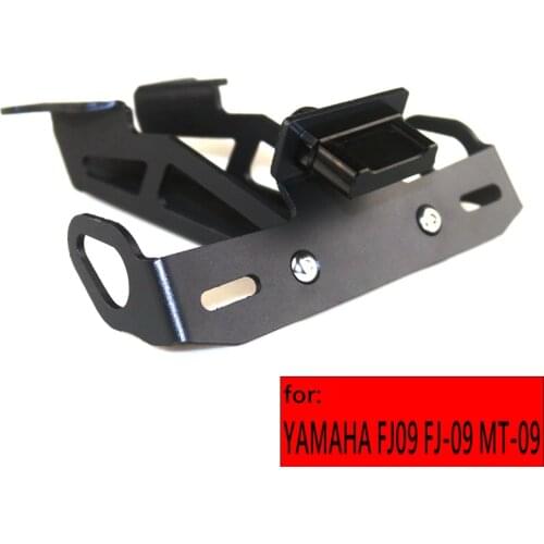 Motorcycle Adjustable Fender Eliminator Kit For YAMAHA MT09 2014-2016 & FJ-09 TRACER License Number Plate Frame Holder Bracket
