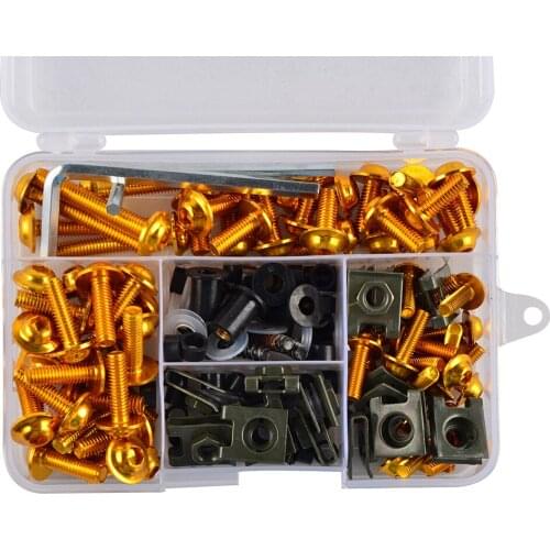 Aluminium Screw Fastener Clip for Honda VFR1200 2010 2011 2012 2013 VTR1000 2000 2001 02 03 04 05 06 Complete Fairings Screws