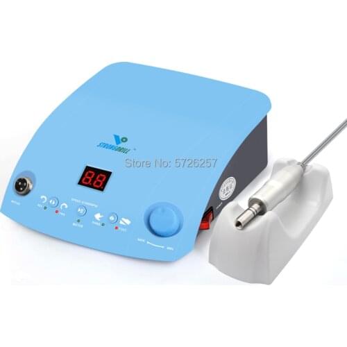 50,000 RPM Brushless E Type Motor,Dental Laboratory Polishing Kit QZ60 + W101E With Foot Pedal For Clinic