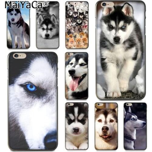 Animal Husky puppy Coque Shell Phone Case for iphone 12 11 Pro 8 7 6 6S Plus X 5 XS XR XSMAX