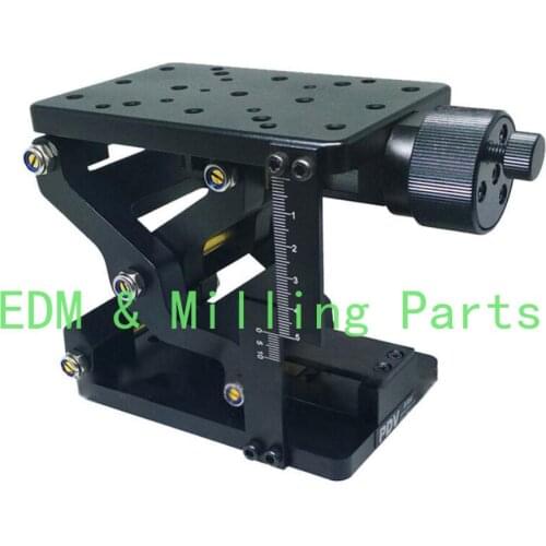 CNC PT-SD408 Manual Lift Manual Lab Jack Elevator Optical Sliding Lift Travel 60mm
