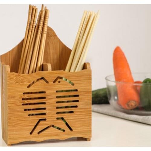 Spoon Chopsticks Holder Fork Organizer Drain Cutlery Storage Drying Rack Wall Hanging Shelf Kitchen Tableware