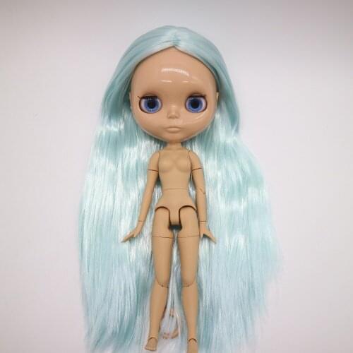 Nude blyth action figure dolls joint body doll tan skin without make up
