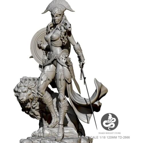 H120mm 1/18 Resin model kits DIY figure self-assembled TD-2666