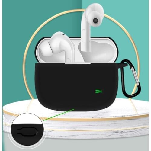 Or ZMI PurPods Pro Case Solid color Non-slip Silicone Wireless Bluetooth Earphones Cover for PurPods Pro Anti-fall Protect case